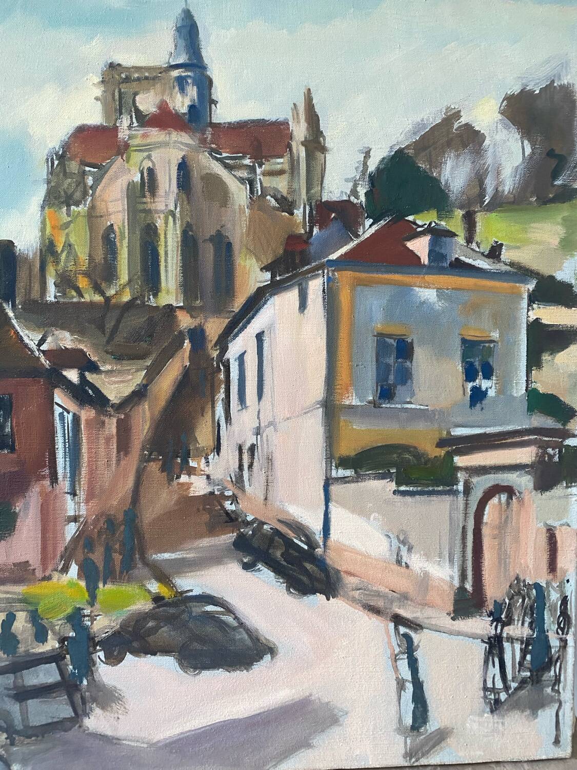 Village view attributed to Georges Pacouil