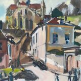 Village view attributed to Georges Pacouil