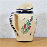 Pitcher in earthenware signed Henriot
