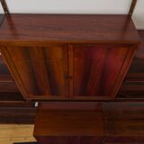 Rosewood Modular Wall Unit by Kai Kristiansen for FM Møbler, 1960s