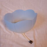 Suspension in opaline sky blue vintage