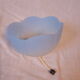 Suspension in opaline sky blue vintage