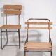 Chaises d’extérieur anciennes (vers 1920). Ensemble de 2 pièces #1