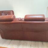 Canape 3 seater 100% leather brown