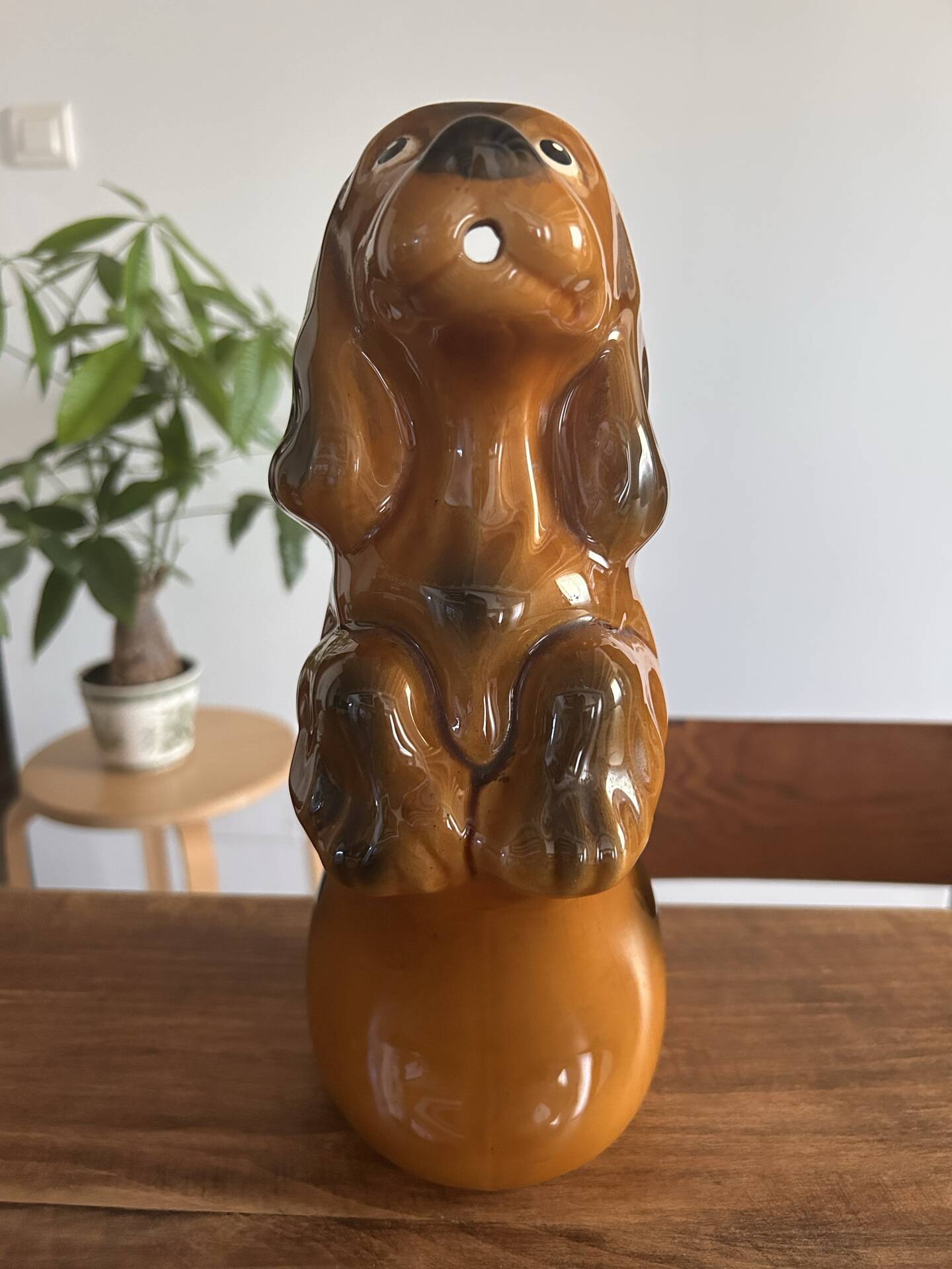 Ceramic dog jug 60's
