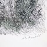 Michele Cascella, Portofino, 1960s, lithograph