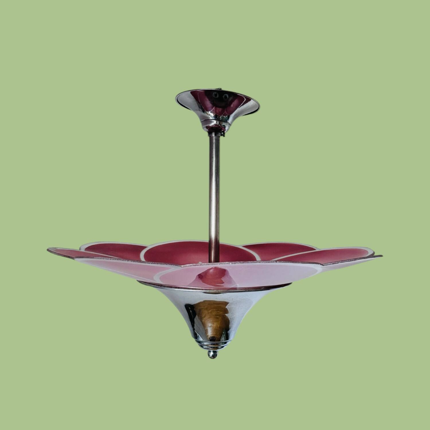 Art Deco ceiling light by Loys Lucha