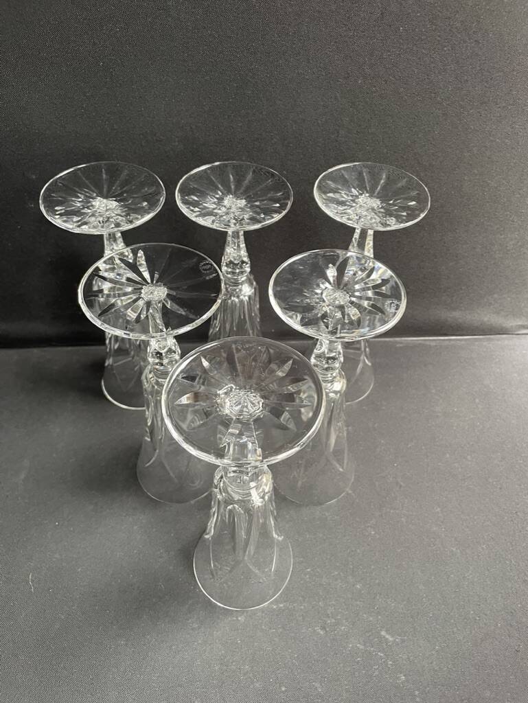 6 Saint Louis champagne flutes Camargue service