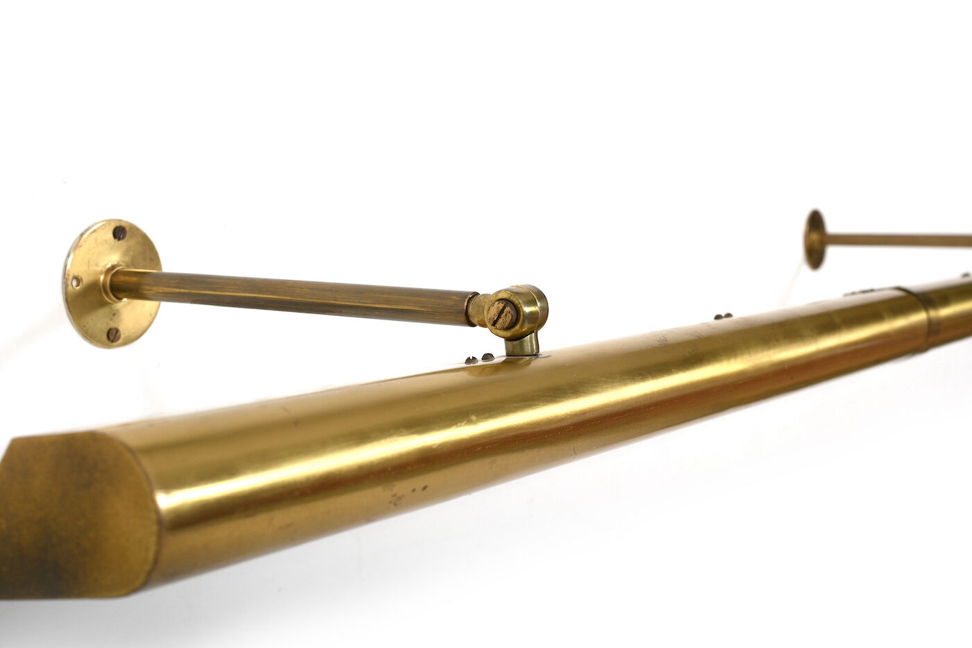 Danish library / painting lamp in brass 1940s