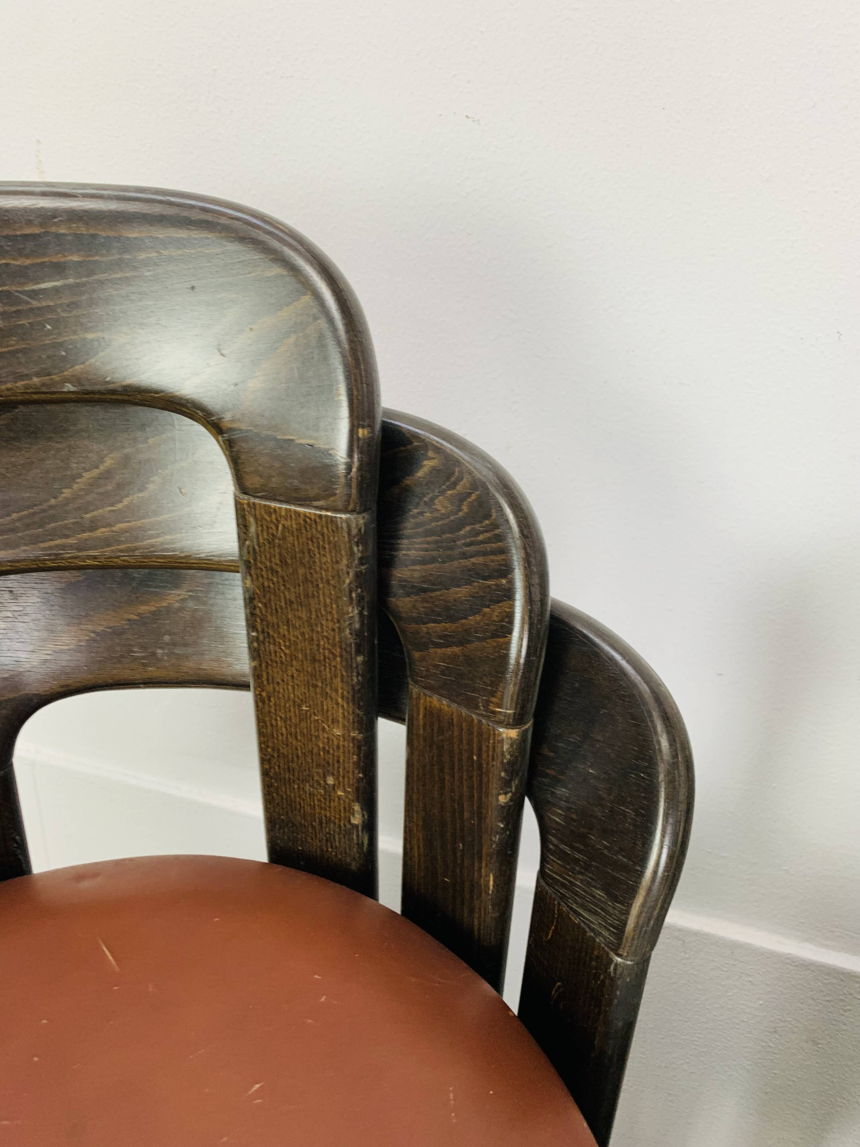 8 Bruno Rey chairs for Dietiker, workshop "Chair from Stein am Rhein"
