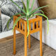 Wooden plant holder