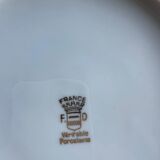 6 soup plates FD real porcelain