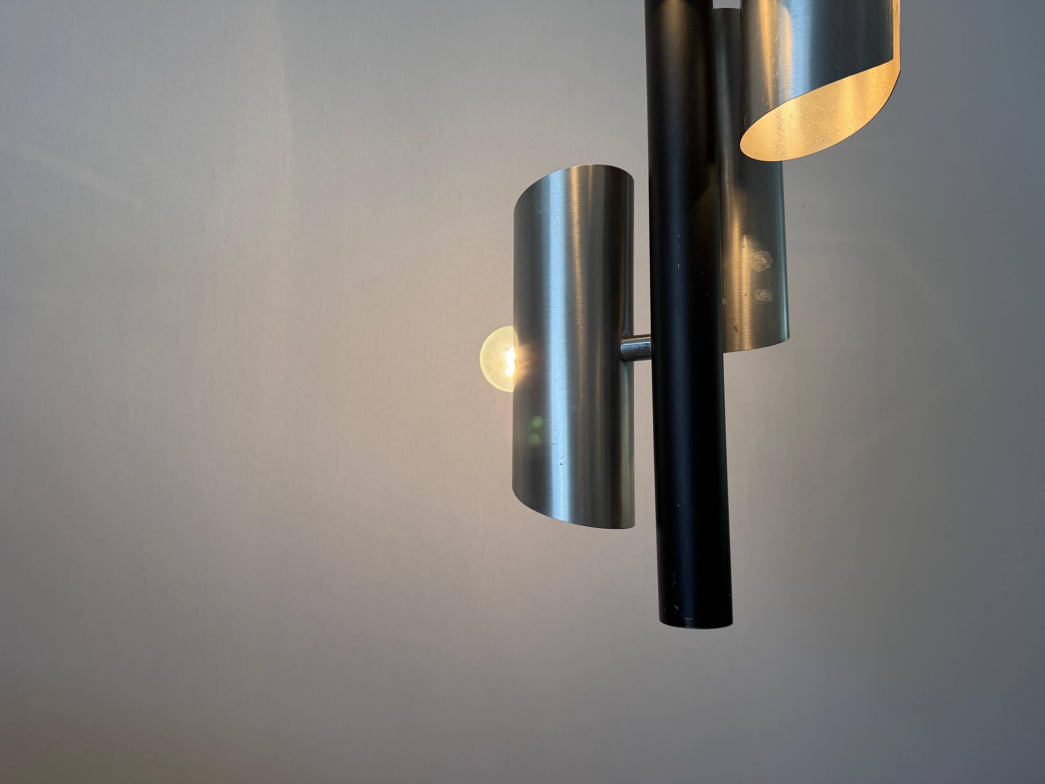 Metal ceiling light with 4 heads, 1960s, Germany