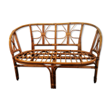 Rattan bench