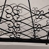Wrought iron magazine rack signed CHATY Vallauris