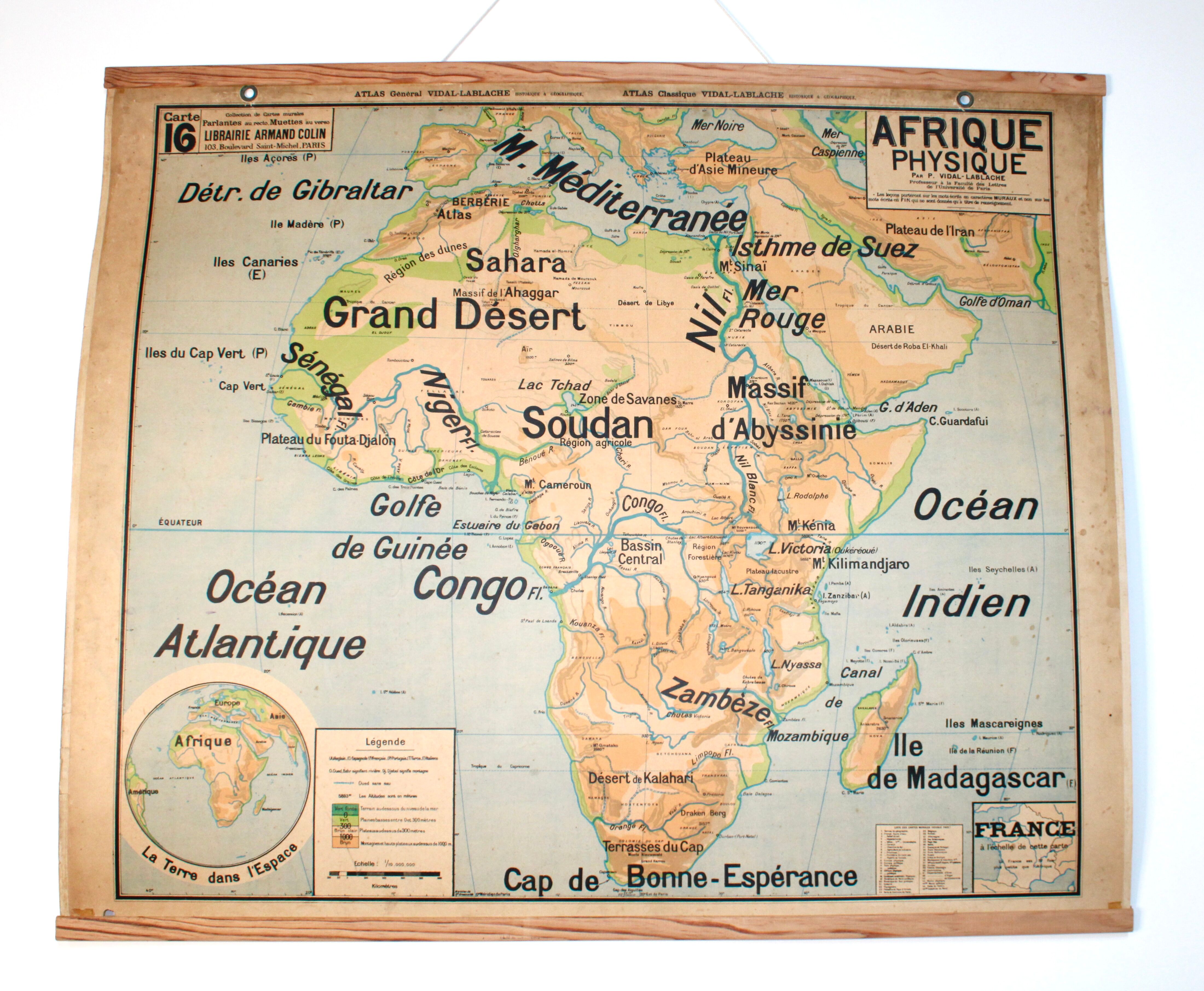 Map n°16, librairie Armand Colin