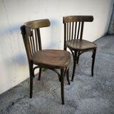 Paire de chaises bistrot