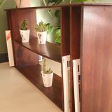 Low antique wooden storage unit