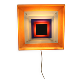 Vintage Danish Kvadrille Wall Lamp by Bent Karlby for Lyfa, Denmark, 1970s