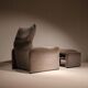Lounge Chair & Ottoman ‚Maralunga‘ by Vico Magistretti for Cassina