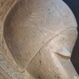 Handcrafted stone bust