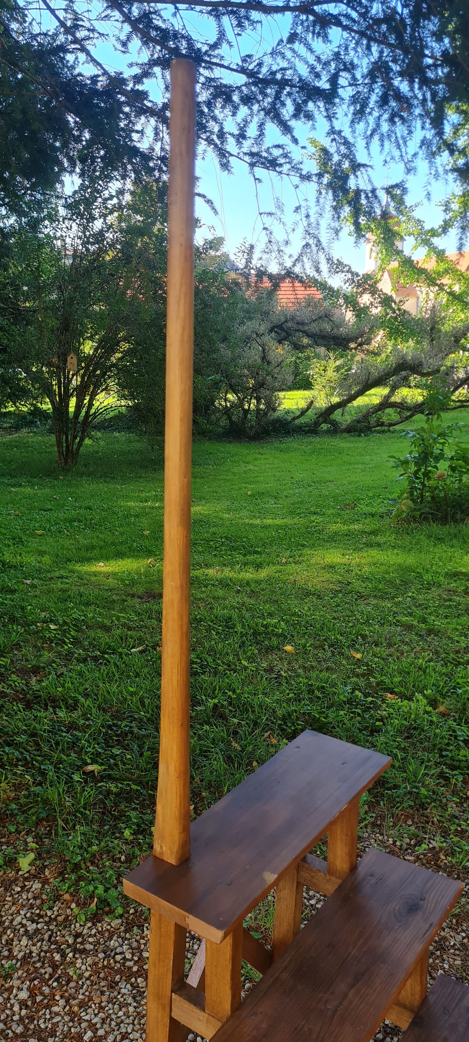 Old library stepladder