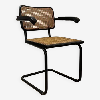 Black Cesca Chair Model B-64, Italy, 1980s