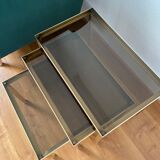 Brass pull out tables