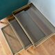 Brass pull out tables