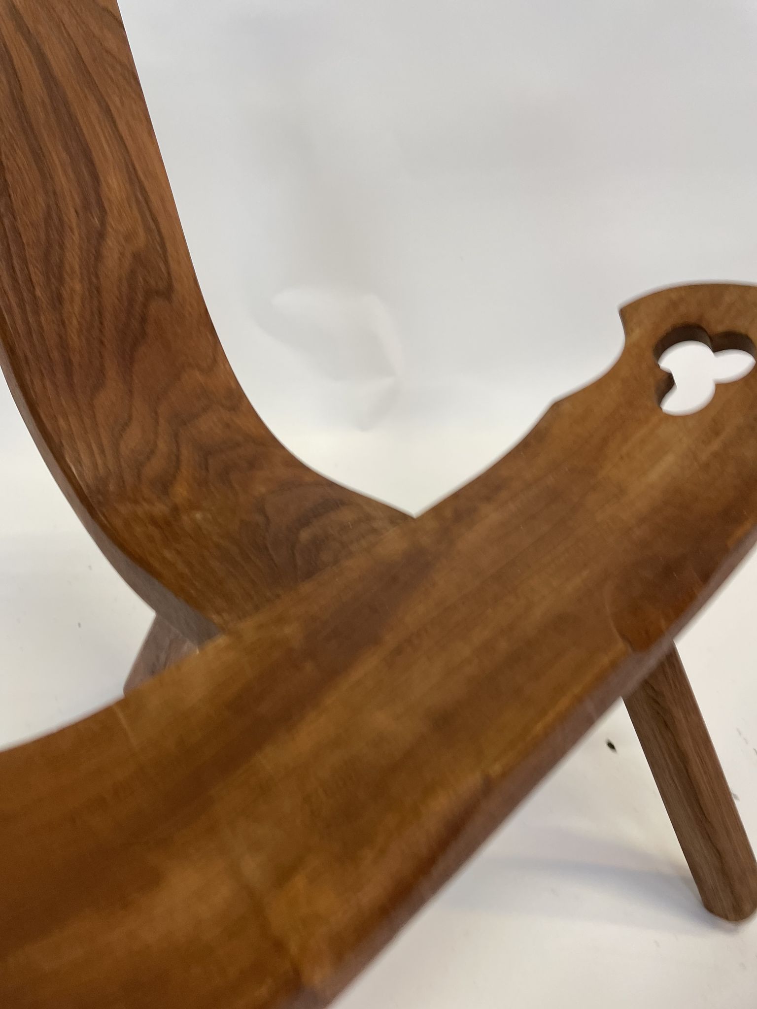 Chaise espagnole vintage brutalist design minimaliste