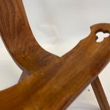 Chaise espagnole vintage brutalist design minimaliste