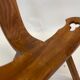Chaise espagnole vintage brutalist design minimaliste