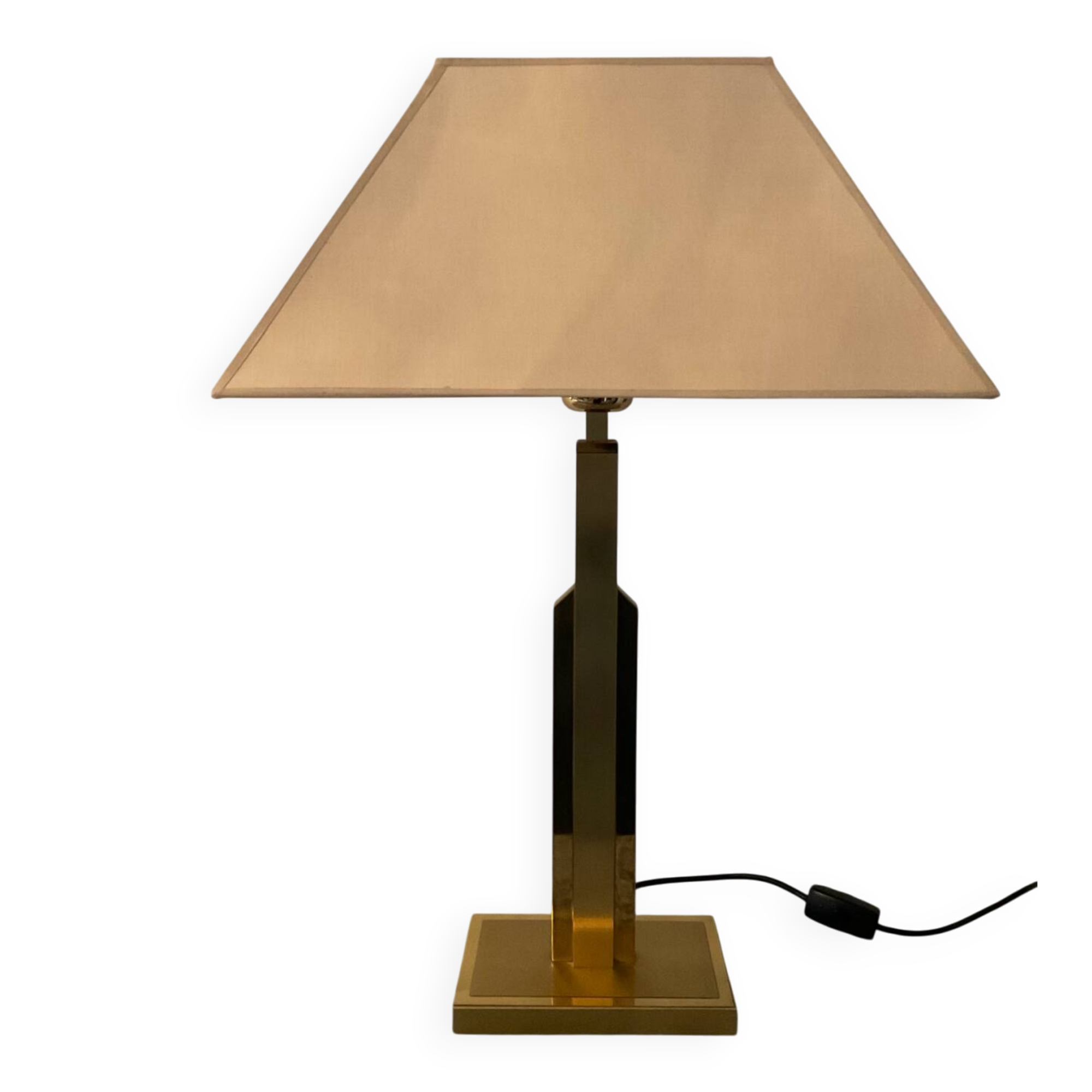 Lampe Deknudt en laiton style Hollywood Regency des années 70