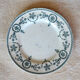 3 iron earth dessert plates model "Malmaison"