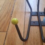 Vintage wall coat rack