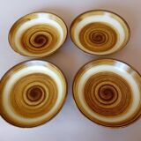 4 Longchamp calotte plates