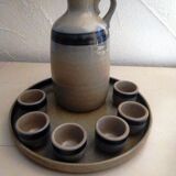 Service à liqueur en grès