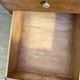 Art Deco desk in wood and walnut veneer.