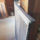 Large mirror - trumeau with a wooden frame imitating marble - 20th century