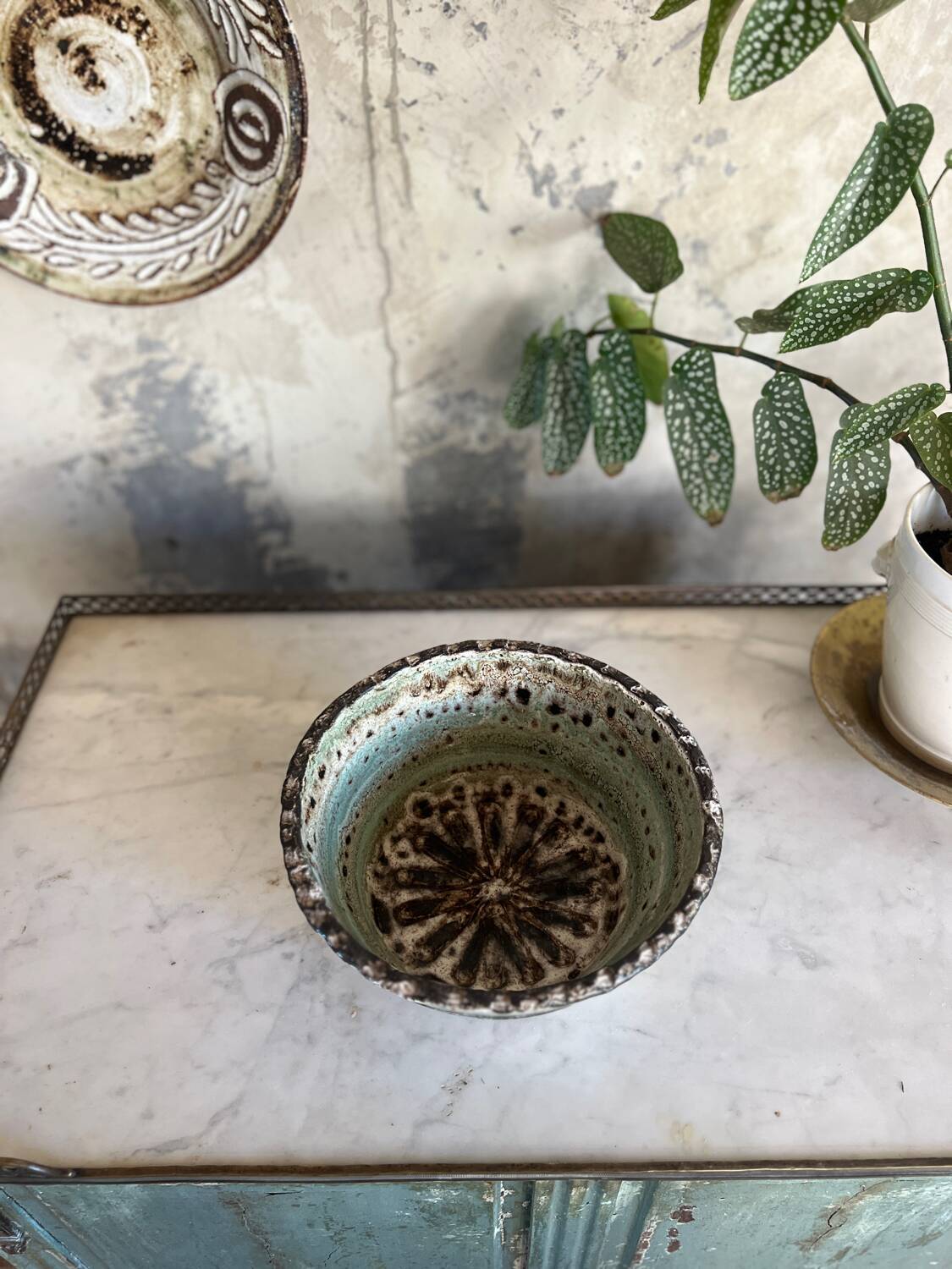 Ceramic salad bowl a. thiry