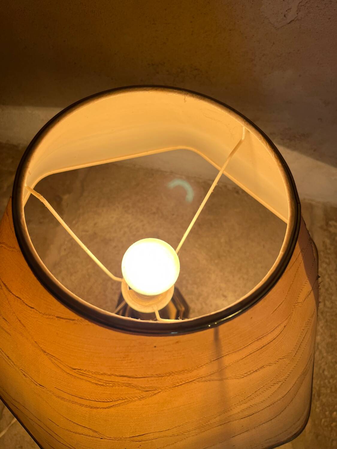 Vintage 1950 brass lamp