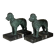Art Deco poodle-shaped bookends