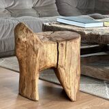 Tabouret monoxyle