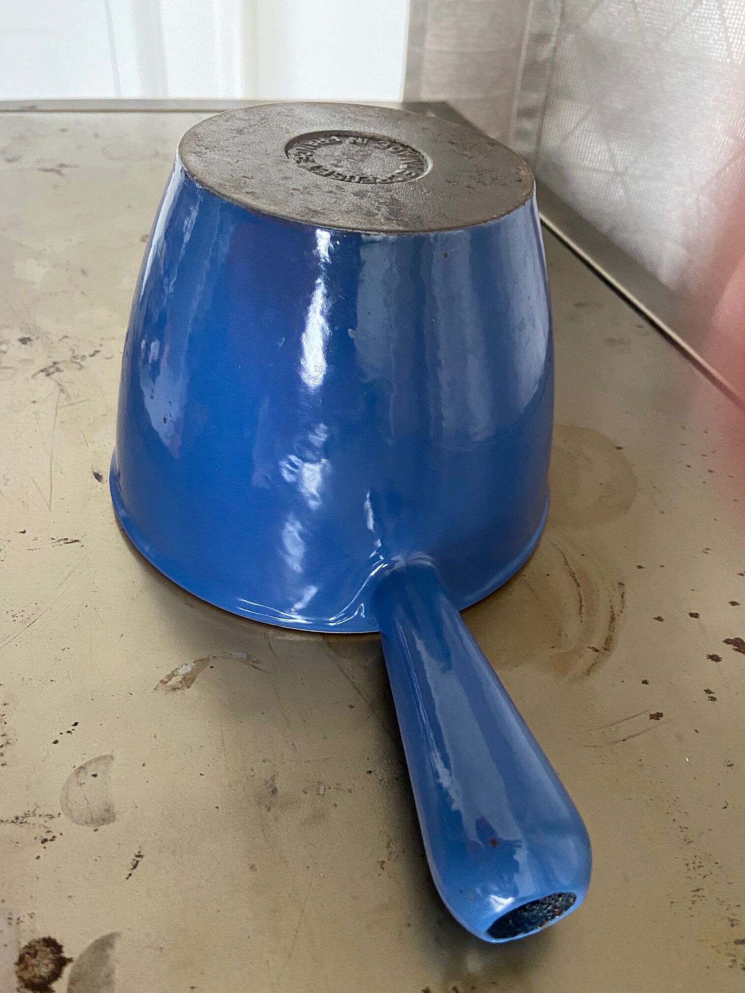 Le Creuset cast iron pan