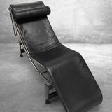 LC4 chaise longue signed – Le Corbusier / Cassina – black leather
