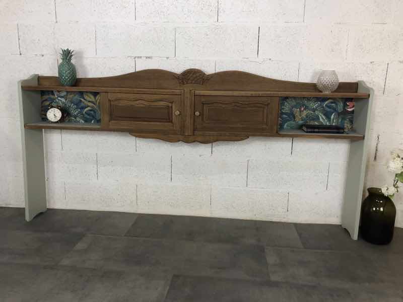 Old cozy headboard