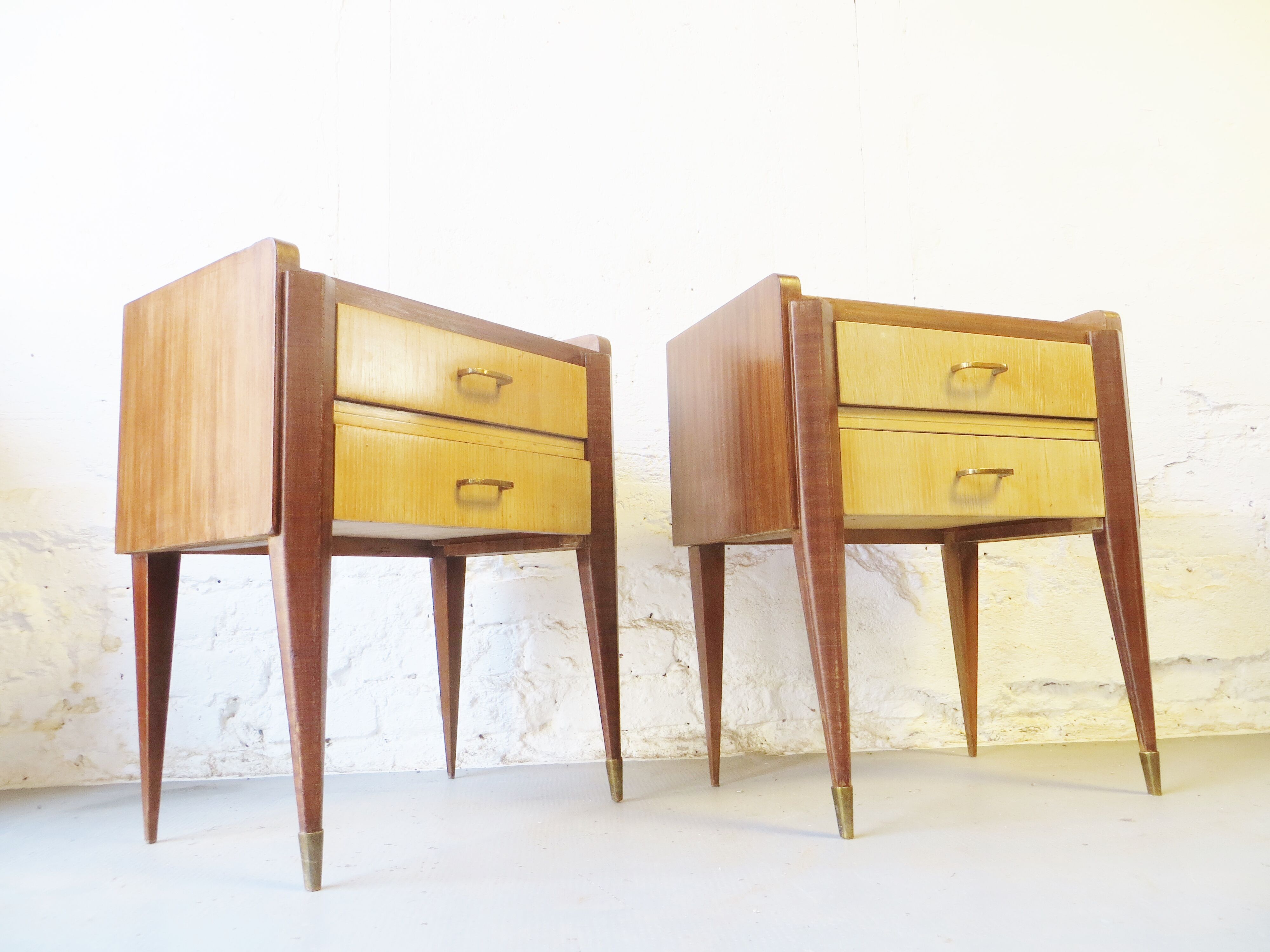 Pair of Art Deco 40s bedside tables