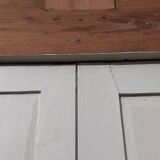 Pair of 19th-century cupboard doors and their frame (1st), woodwork