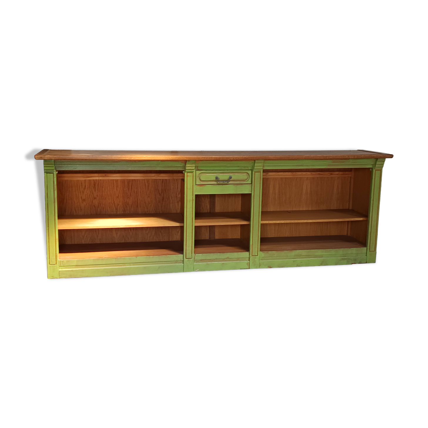 Ancien comptoir en bois