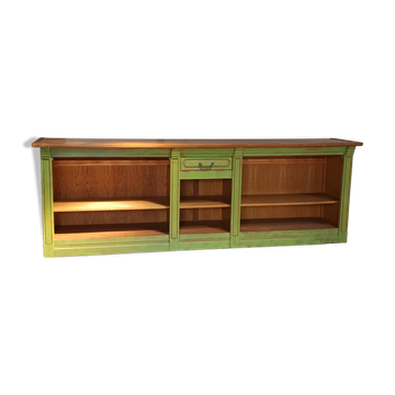 old wooden counter